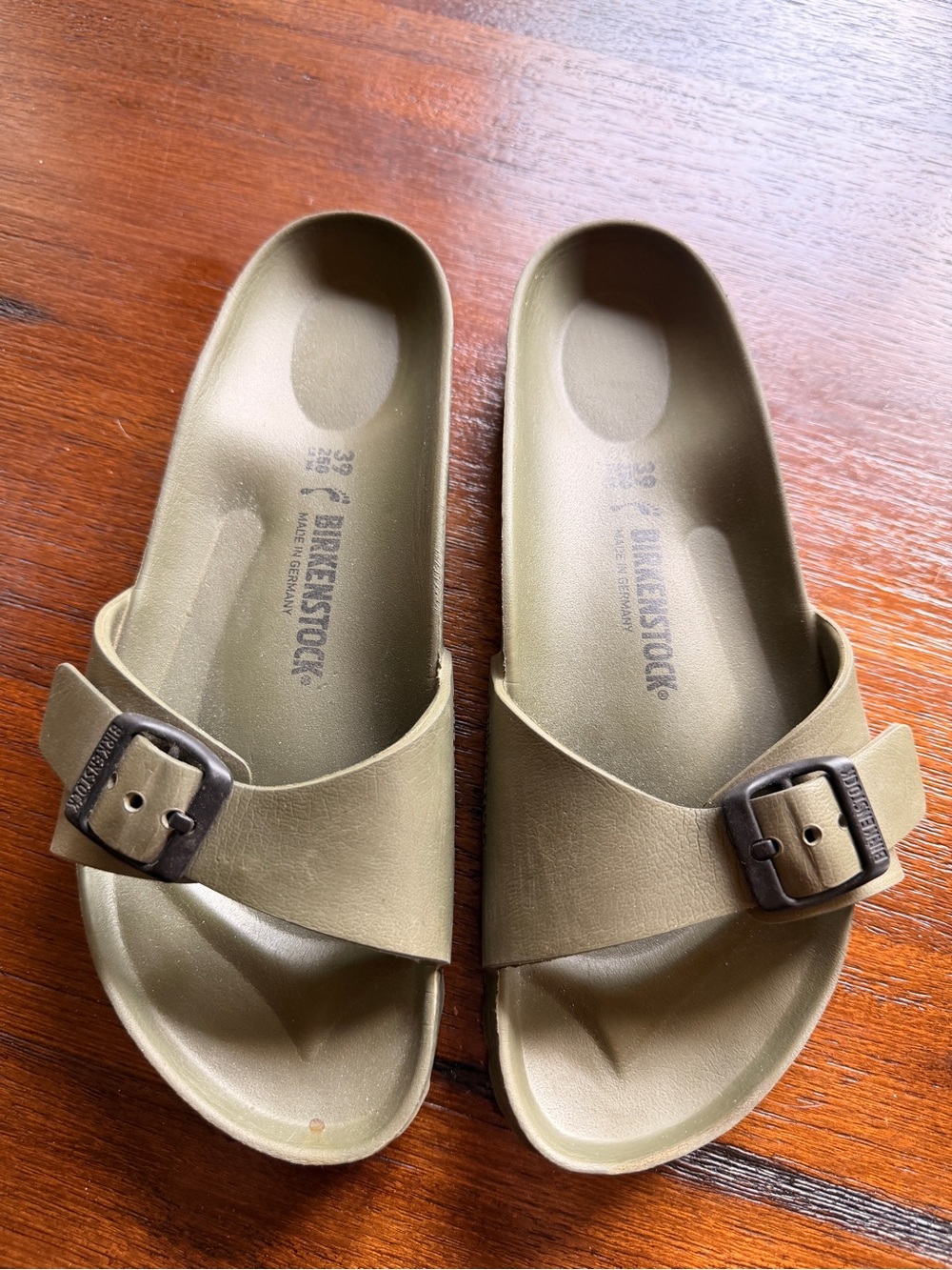 Birkenstock Women’s Madrid EVA Slide Sandals - Olive Green